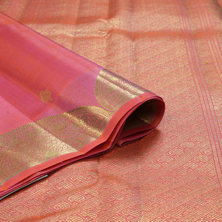 Hayagrivas Handloom Pink Kanjivaram Silk Saree BF98-SBS