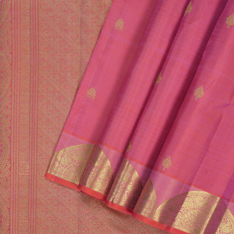 Hayagrivas Handloom Pink Kanjivaram Silk Saree BF98-SBS