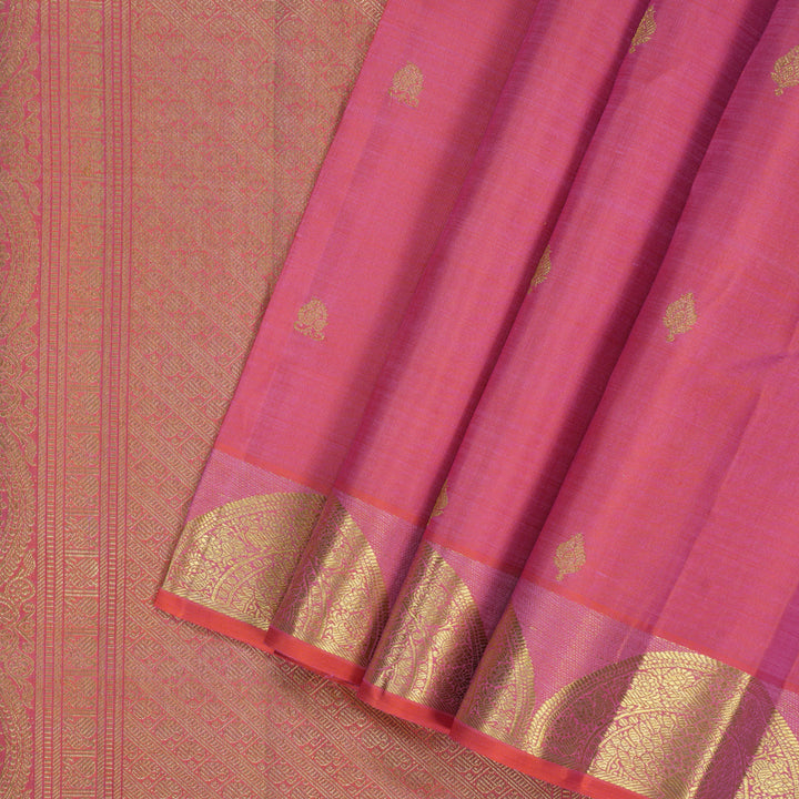 Hayagrivas Handloom Pink Kanjivaram Silk Saree BF98-SBS