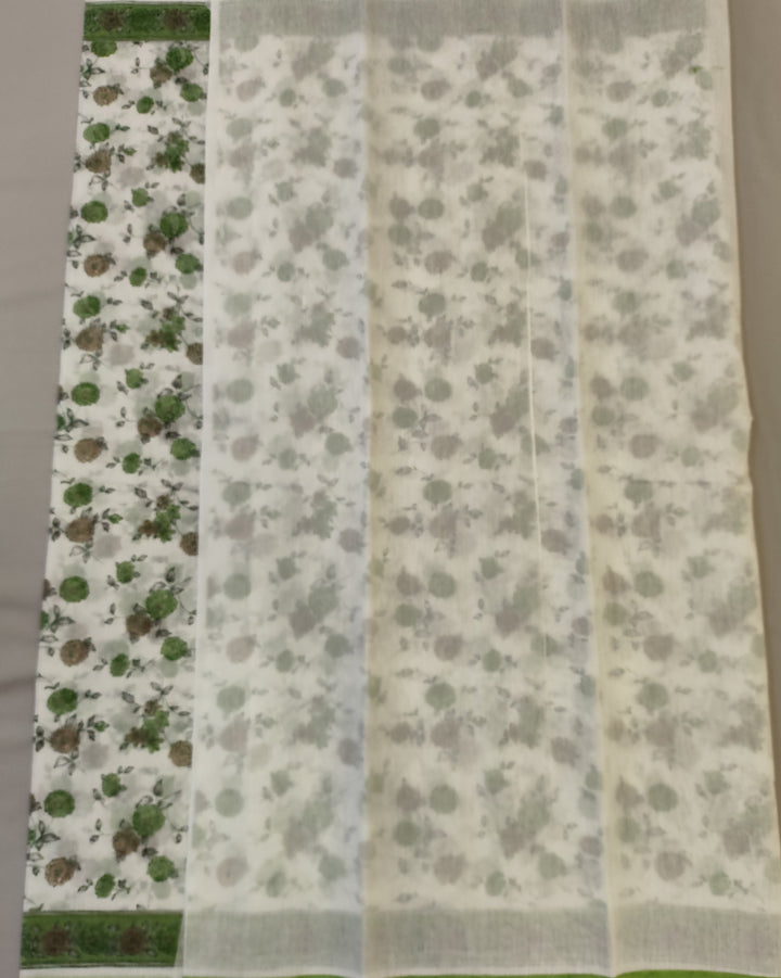 Hayagrivas White Kota Cotton Saree KBF323E2-1