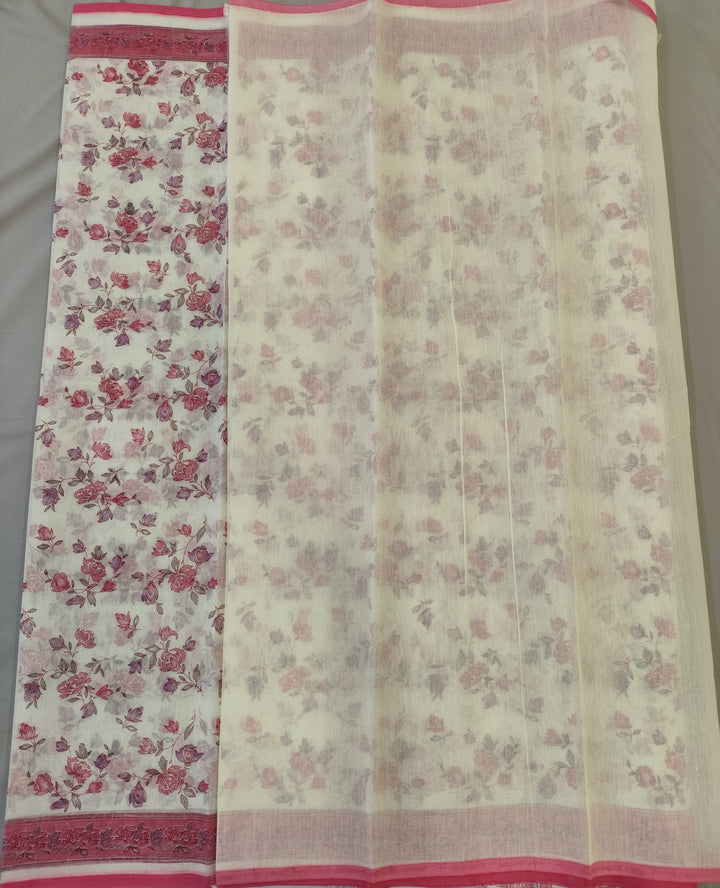 Hayagrivas Half-White Kota Cotton Saree KBF323E2-10