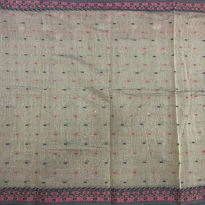 Hayagrivas Elephant Grey Fancy Cotton Sarees