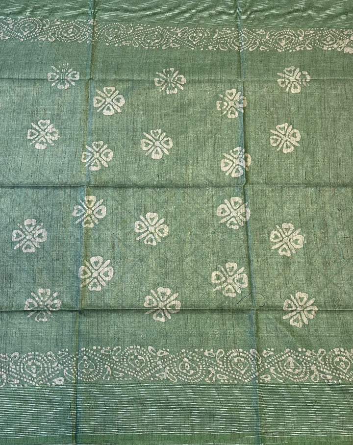 Hayagrivas Beige Semi Tussar Saree SSCBF68E7-11