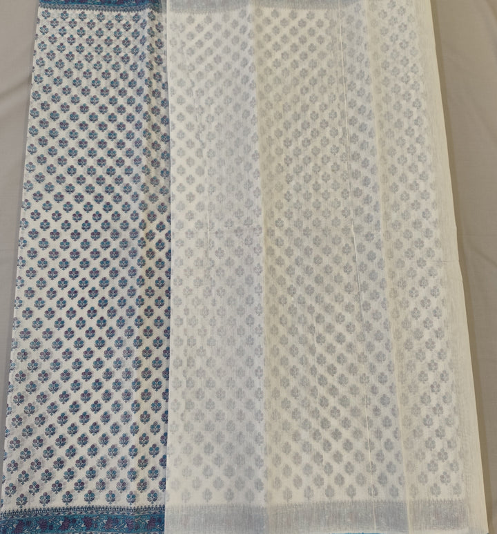 Hayagrivas White Kota Cotton Saree KBF323E2-18