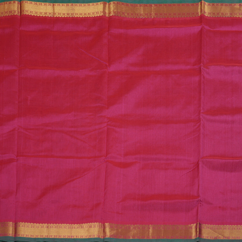 Hayagrivas Redish Pink Ten yards Silk Cotton Saree BBC1105J2-4