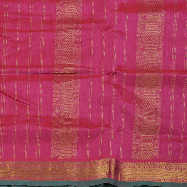 Hayagrivas Redish Pink Ten yards Silk Cotton Saree BBC1105J2-4