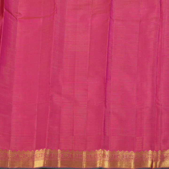 Hayagrivas Dark Pink Kanjivaram Silk Saree BBD258E8-1