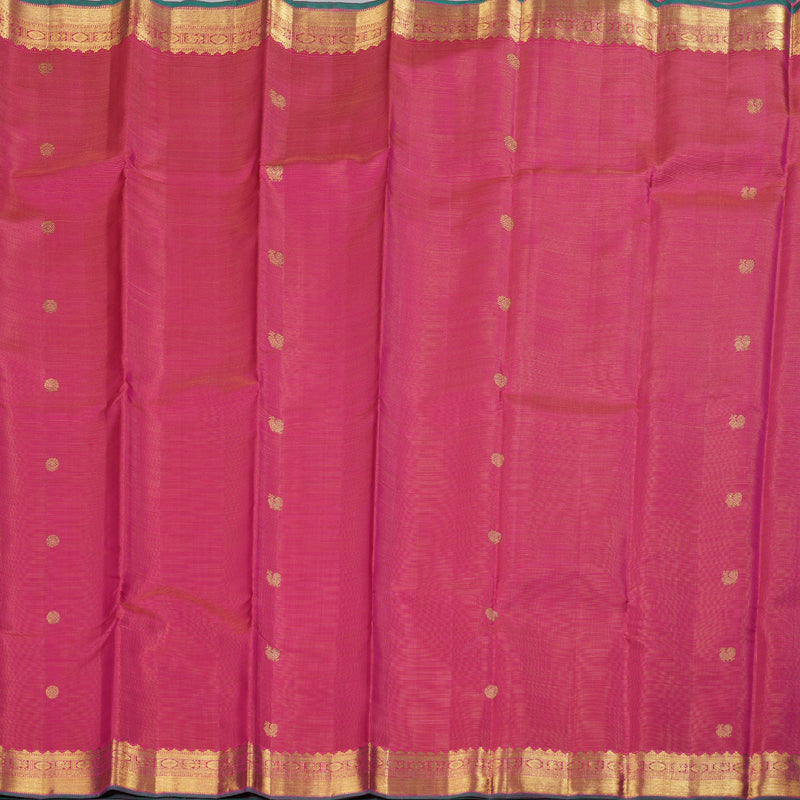 Hayagrivas Dark Pink Kanjivaram Silk Saree BBD258E8-1