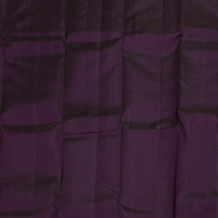 Hayagrivas Dark Purple Kanjivaram Silk Saree BBD728H7-9