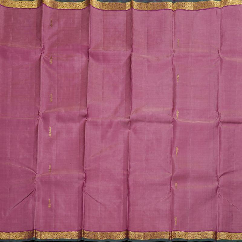 Hayagrivas Rose Pink Handloom Kanjivaram Silk Saree with Purple Border HBD3890I1-8