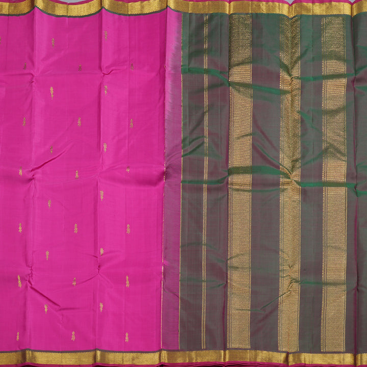 Hayagrivas Pink Handloom Kanjivaram Silk Saree with Mandhalir Border HBD3892I1-10