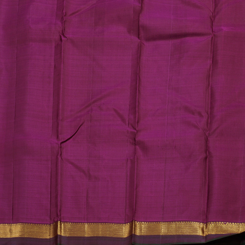 Hayagrivas Light Plum Purple Handloom Kanjivaram Silk Saree with Dark Purple Border HBD4128L1-6