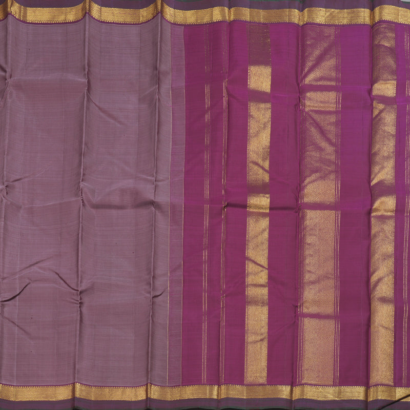 Hayagrivas Light Plum Purple Handloom Kanjivaram Silk Saree with Dark Purple Border HBD4128L1-6