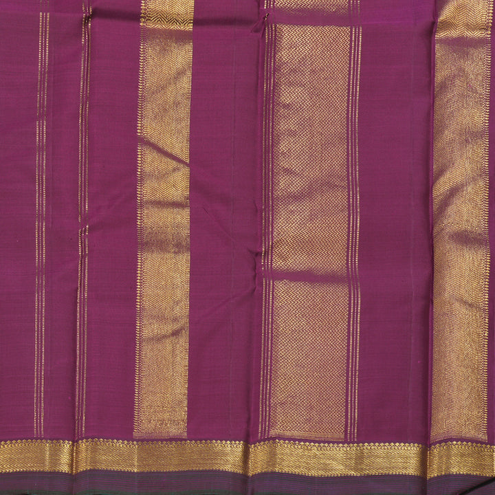 Hayagrivas Light Plum Purple Handloom Kanjivaram Silk Saree with Dark Purple Border HBD4128L1-6