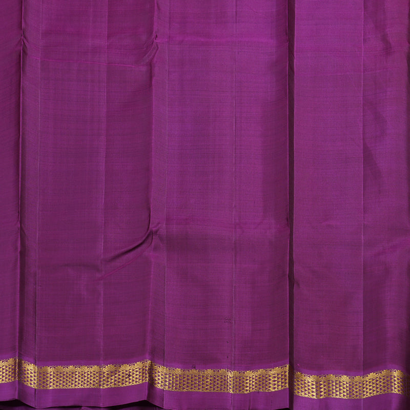 Hayagrivas Purple Handloom Kanjivaram Silk Saree with Purplish Pink Border HBD4129L1-12