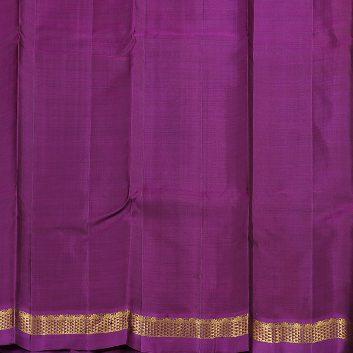 Hayagrivas Purple Handloom Kanjivaram Silk Saree with Purplish Pink Border HBD4129L1-12