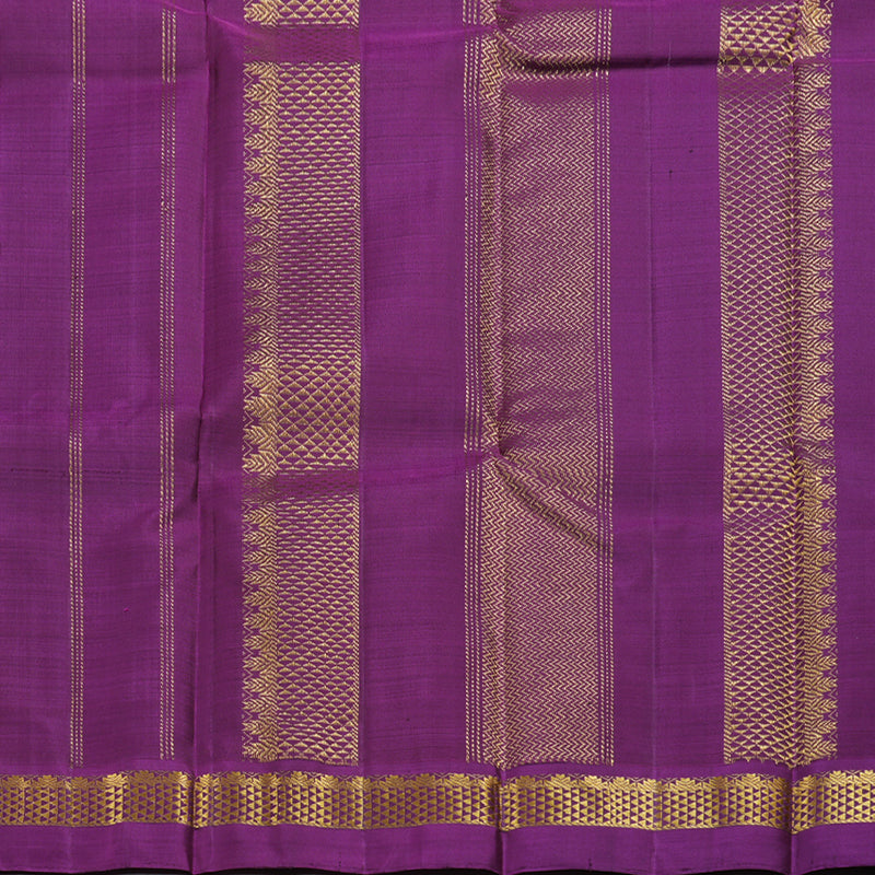 Hayagrivas Purple Handloom Kanjivaram Silk Saree with Purplish Pink Border HBD4129L1-12