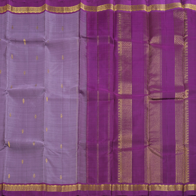 Hayagrivas Purple Handloom Kanjivaram Silk Saree with Purplish Pink Border HBD4129L1-12