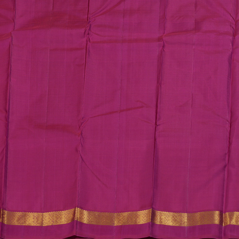 Hayagrivas Dual Tone (Yellow With Pink) Handloom Kanjivaram Silk Saree with Pink Border HBD4130L1-1