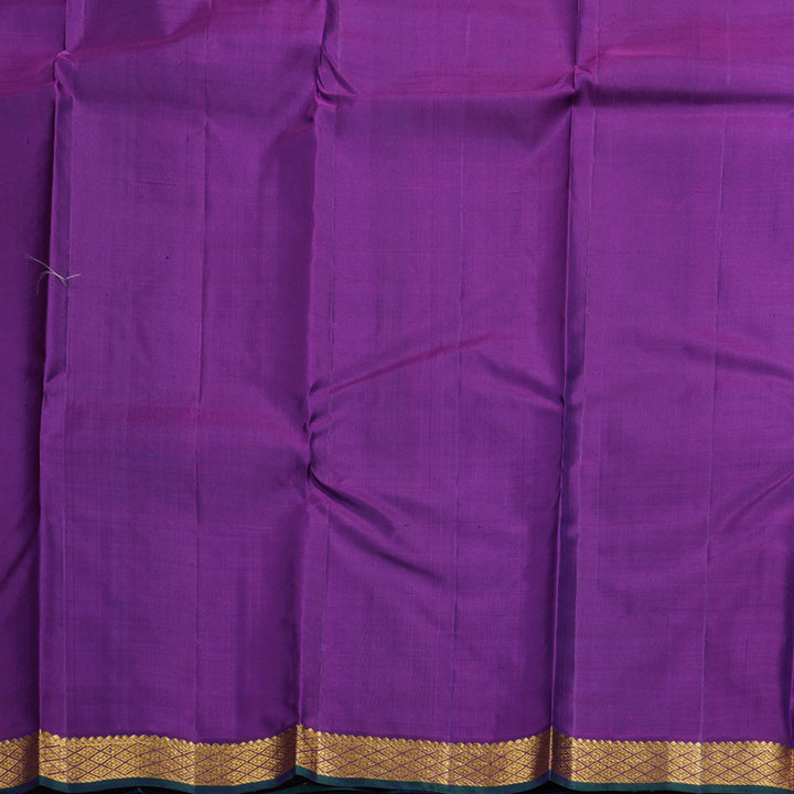 Hayagrivas Light Plum Purple Handloom Kanjivaram Silk Saree with Purple Border HBD4131L1-8