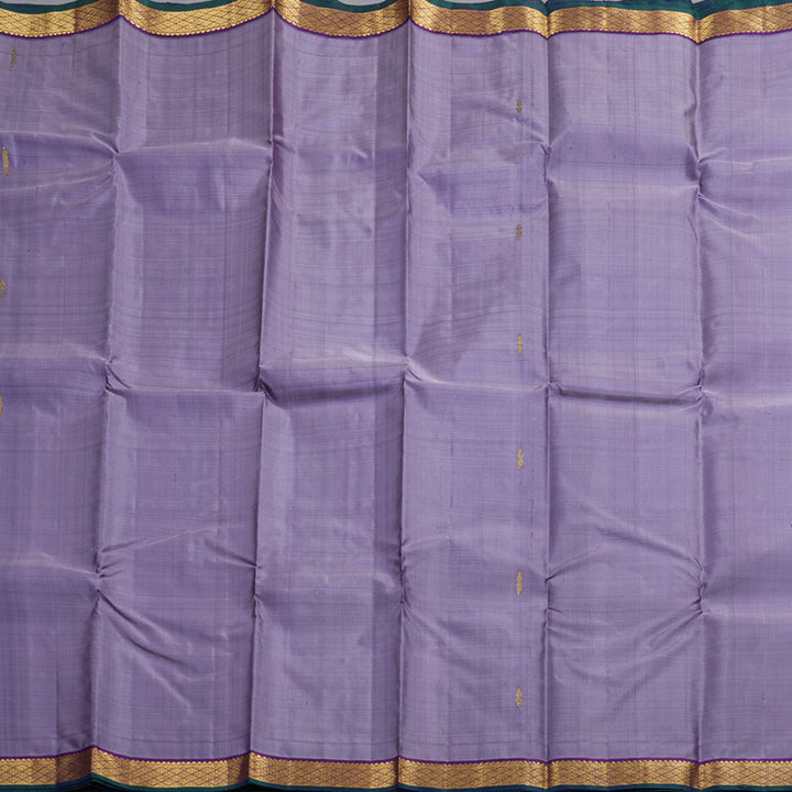 Hayagrivas Light Plum Purple Handloom Kanjivaram Silk Saree with Purple Border HBD4131L1-8