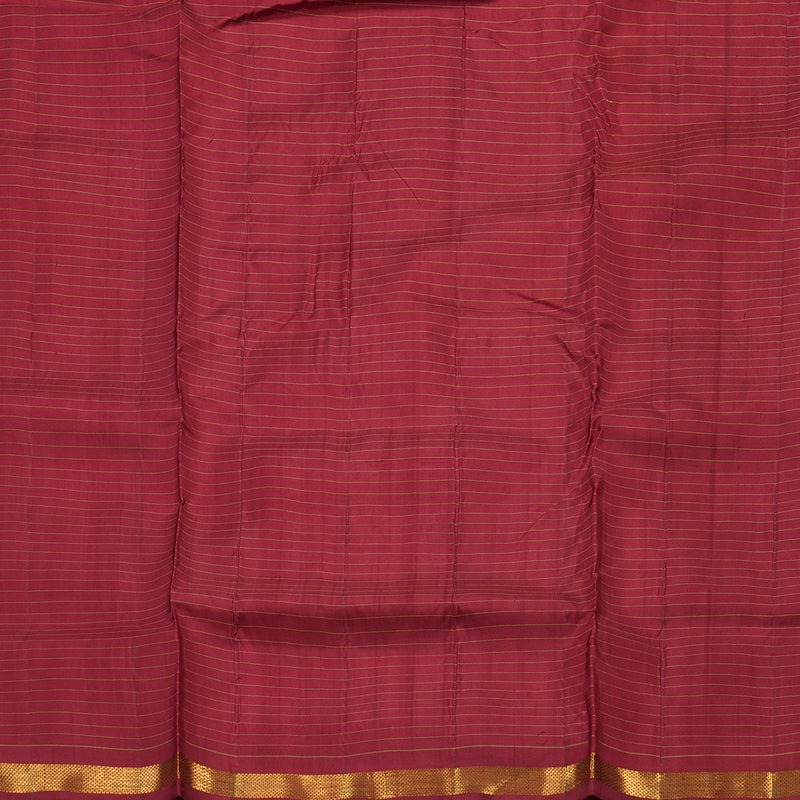 Hayagrivas Handloom Maroon Ten Yards Silk Madisar HBD4158L2-1