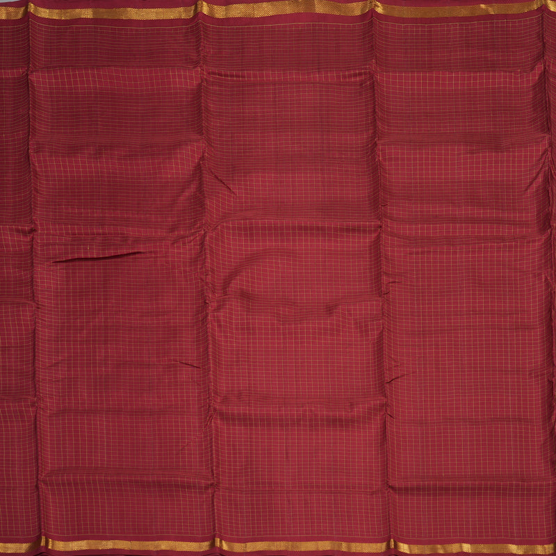 Hayagrivas Handloom Maroon Ten Yards Silk Madisar HBD4158L2-1
