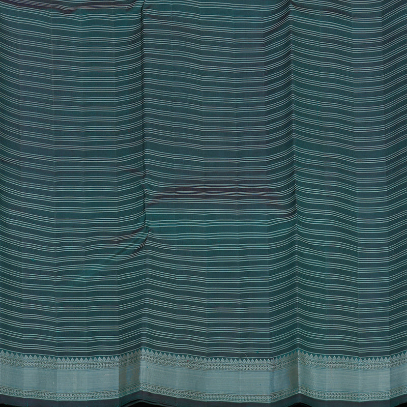 Hayagrivas Handloom Peacock Green Kanjivaram Silk Saree HBE1040L1-1
