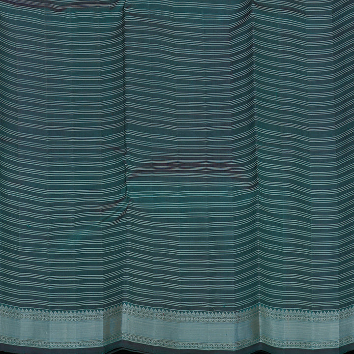 Hayagrivas Handloom Peacock Green Kanjivaram Silk Saree HBE1040L1-1