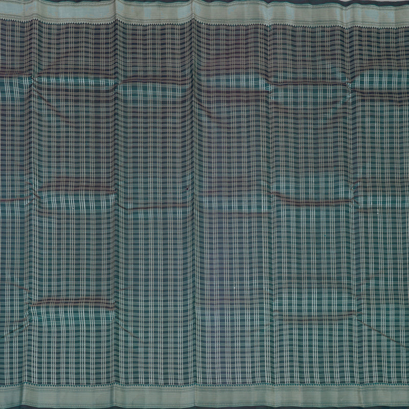 Hayagrivas Handloom Peacock Green Kanjivaram Silk Saree HBE1040L1-1