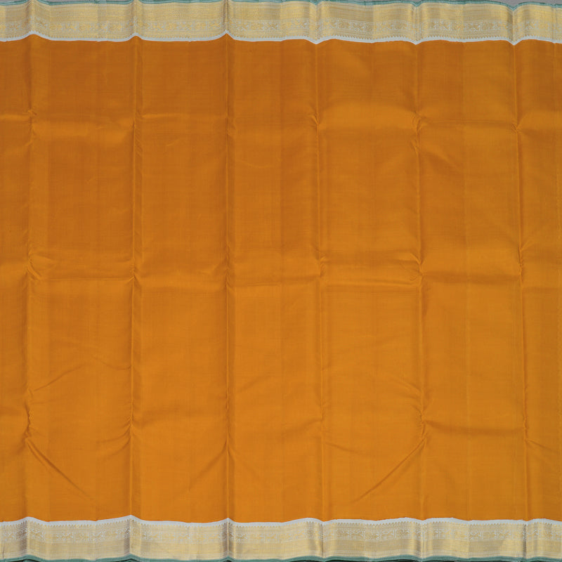 Hayagrivas Handloom Kilangu Manjal Kanjivaram Silk Saree with Light Grey Border HBE1213A1-2