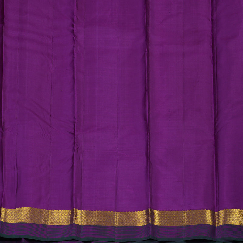 Hayagrivas Handloom Rust Brown Kanjivaram Silk Saree HBE1247A1-2