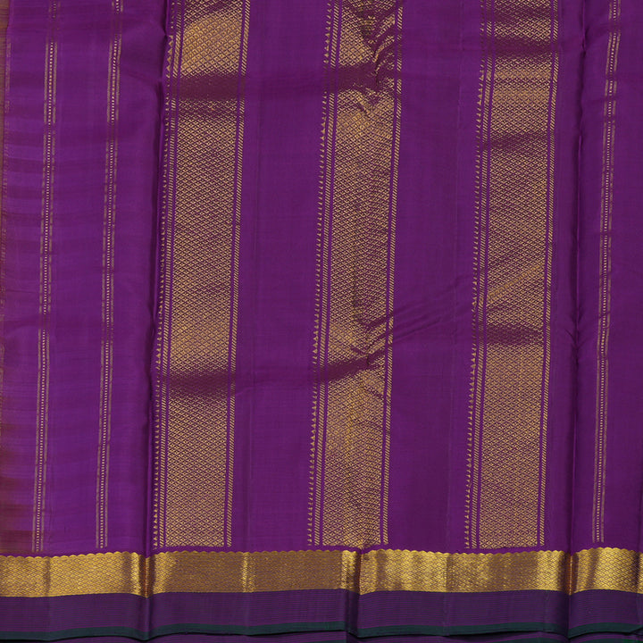 Hayagrivas Handloom Rust Brown Kanjivaram Silk Saree HBE1247A1-2