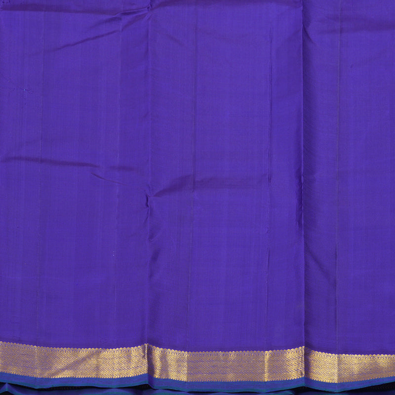 Hayagrivas Handloom Lavendar Kanjivaram Silk Saree with Purplish-Blue Border HBE1346B1-2