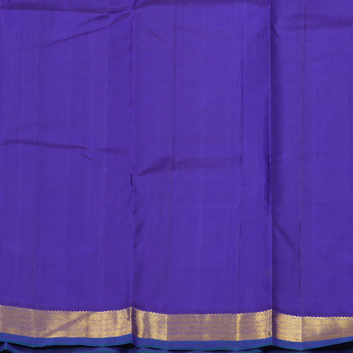 Hayagrivas Handloom Lavendar Kanjivaram Silk Saree with Purplish-Blue Border HBE1346B1-2