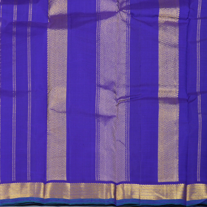 Hayagrivas Handloom Lavendar Kanjivaram Silk Saree with Purplish-Blue Border HBE1346B1-2