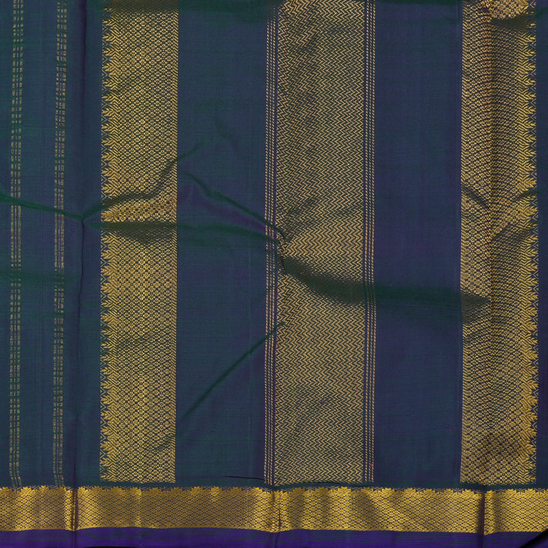 Hayagrivas Handloom Mild Purple Kanjivaram Silk Saree with Peacock Green Border HBE1348B1-10
