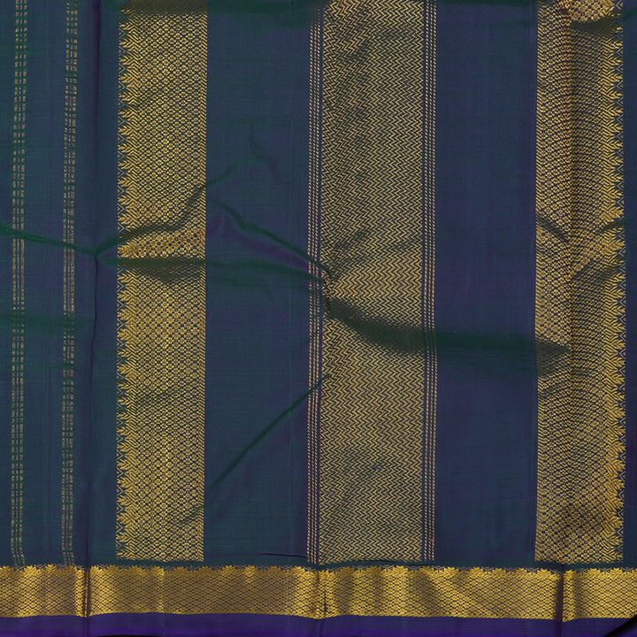 Hayagrivas Handloom Mild Purple Kanjivaram Silk Saree with Peacock Green Border HBE1348B1-10