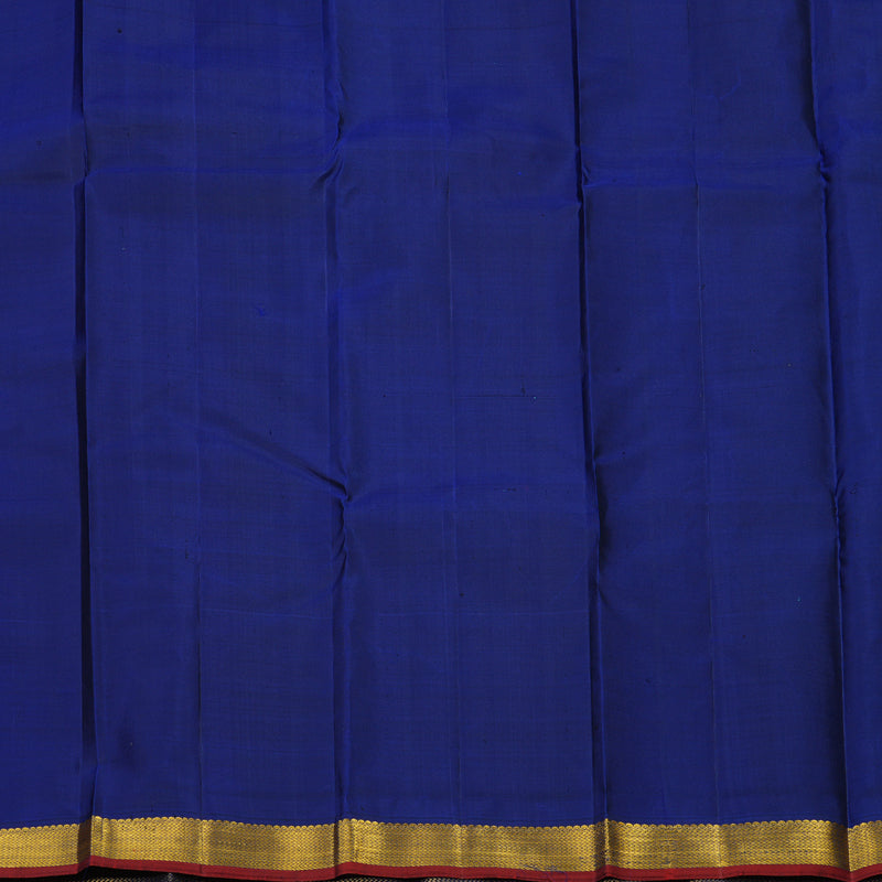 Hayagrivas Handloom Dusky Purple Kanjivaram Silk Saree with Ink Blue Border HBE1348B1-2