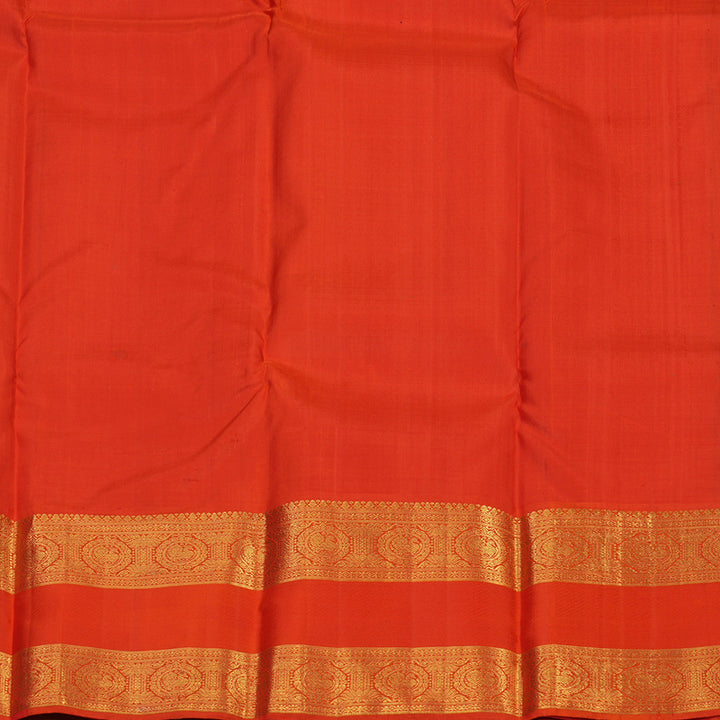 Hayagrivas Handloom Kanjivaram Silk Saree in Rich Bottle Green HBE136E10-8