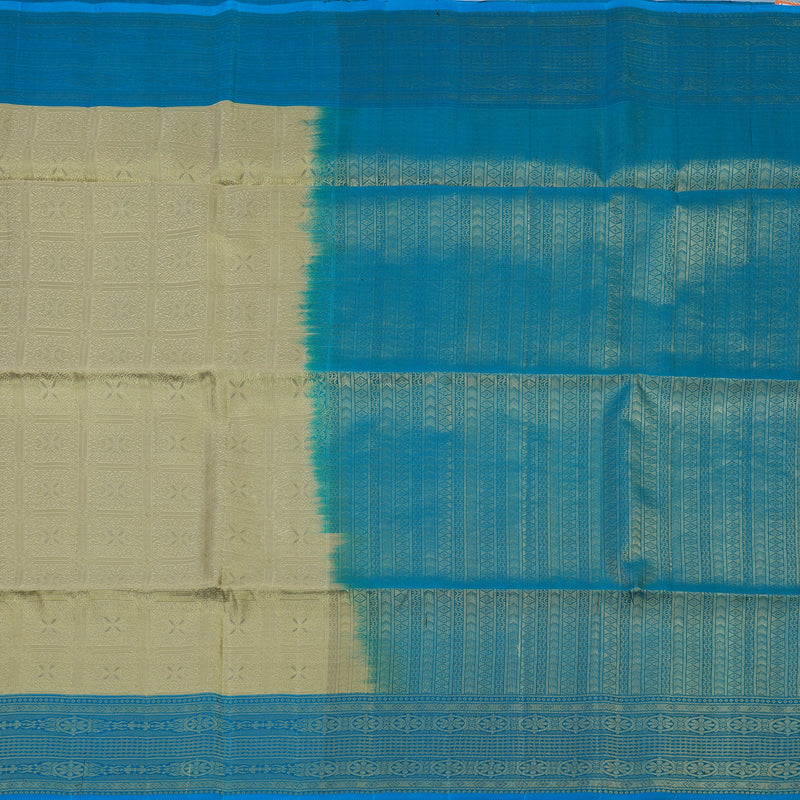 Hayagrivas Sandal Beige Handloom Soft Silk Saree HBE1463C1-3