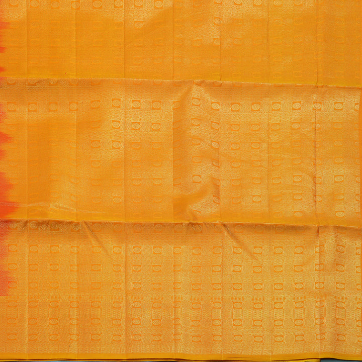 Hayagrivas Orange Handloom Soft Silk Saree HBE1463C1-4