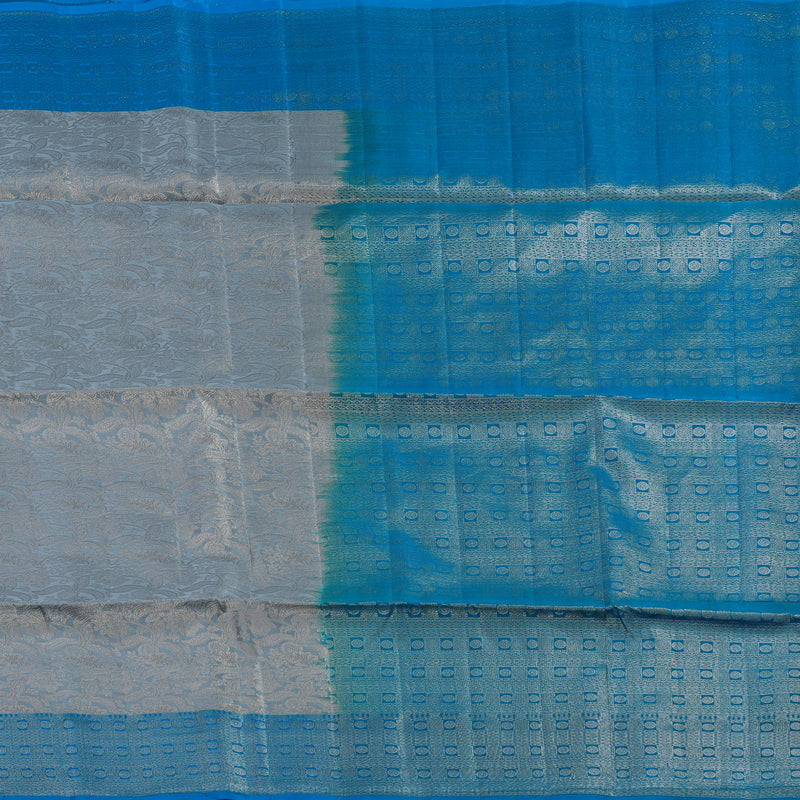 Hayagrivas Silver Grey Handloom Soft Silk Saree HBE1463C1-6