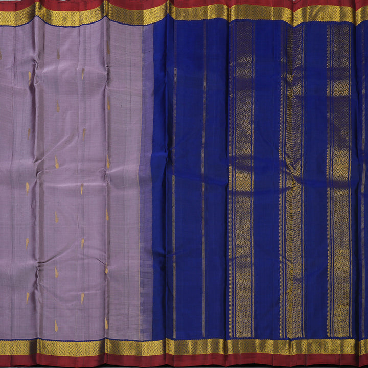 Hayagrivas Handloom Mauve Kanjivaram Silk Saree HBE1561C1-1