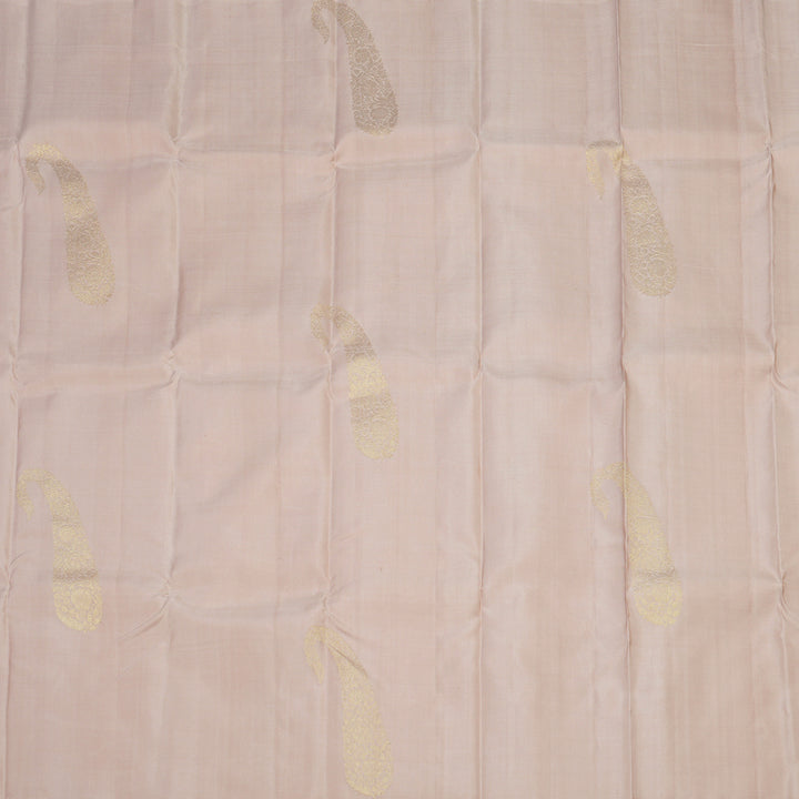 Hayagrivas Handloom Kanjivaram Silk Saree in Graceful Light Peach Pink HBE156E19-1