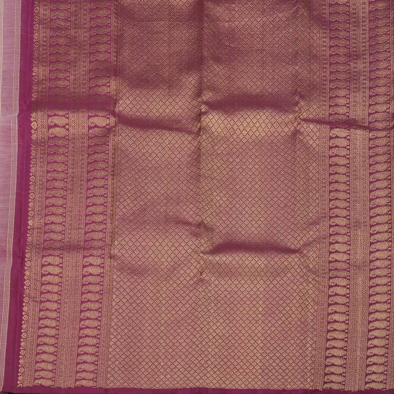 Hayagrivas Handloom Kanjivaram Silk Saree in Graceful Light Peach Pink HBE156E19-1