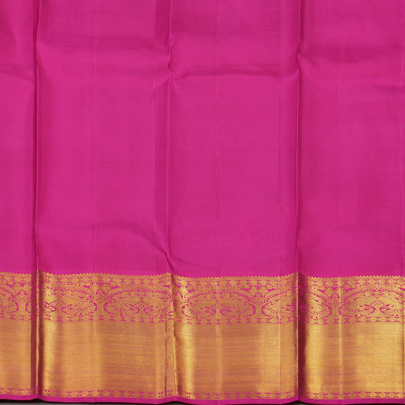 Hayagrivas Handloom Kanjivaram Silk Saree in Majestic Blue HBE156E9-1