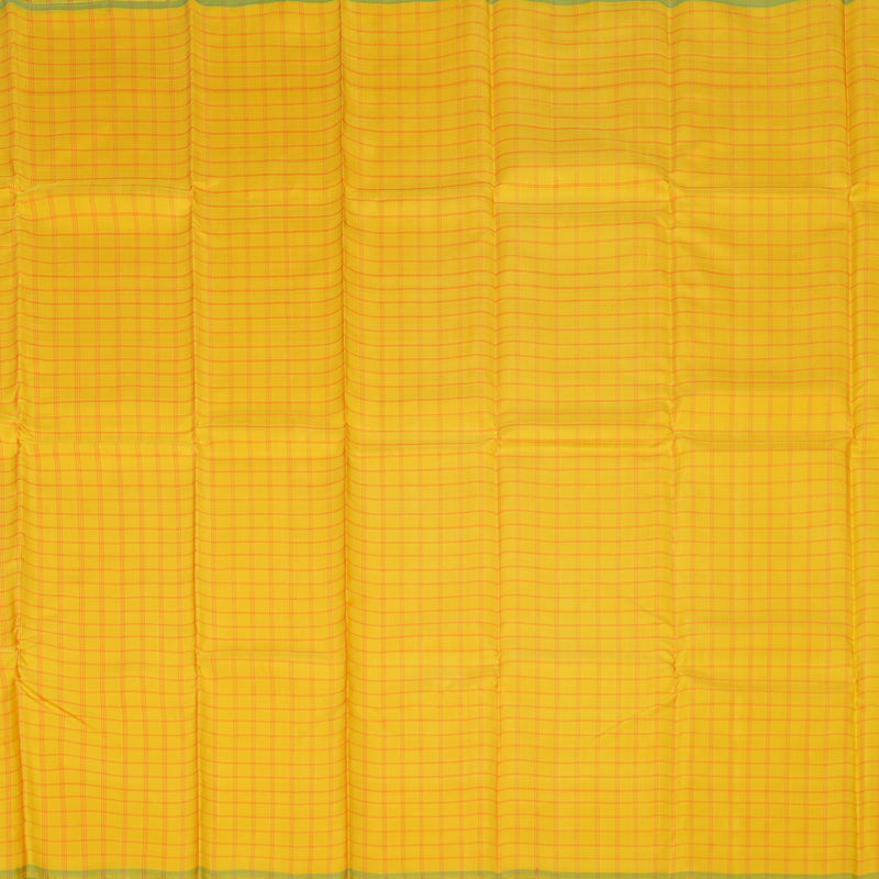 Hayagrivas Handloom Borderless Yellow Kanjivaram SilK Saree HBE173E2-1
