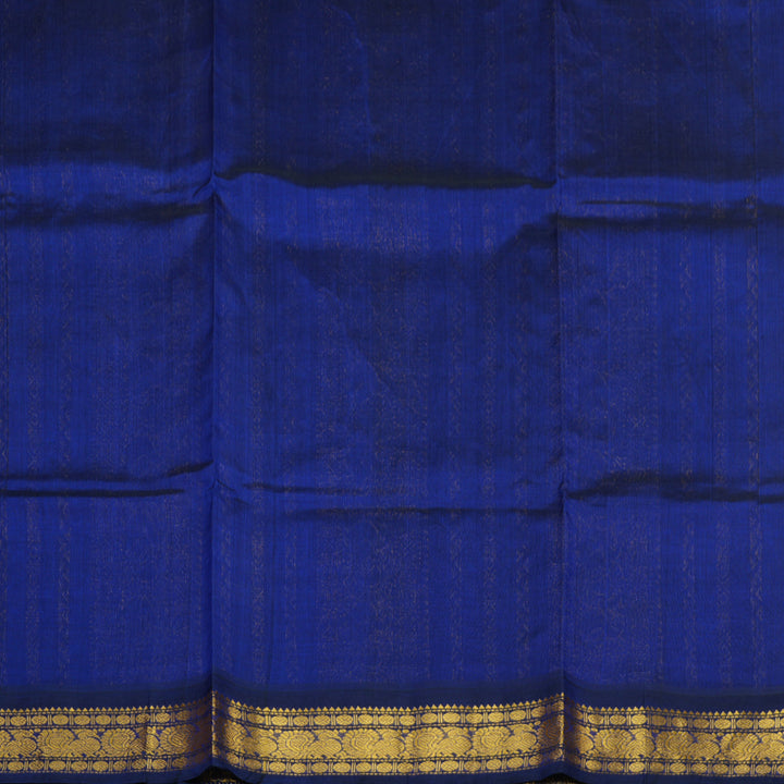 Hayagrivas Pure Silk Cotton Saree In Peach Pink with Navy Blue HBE233F3-9