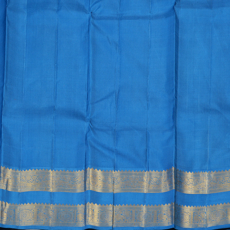 Hayagrivas Handloom Pure Kanjivaram Silk Saree in Tranquil Light Powder Blue HBE238F2-1